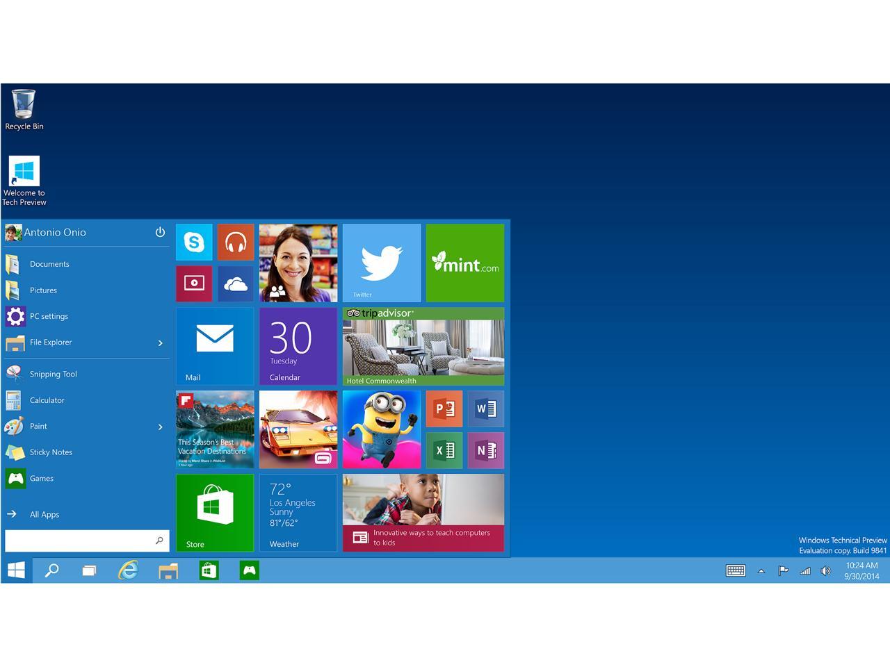 Microsoft Windows 10 Pro 64-bit, DVD - OEM